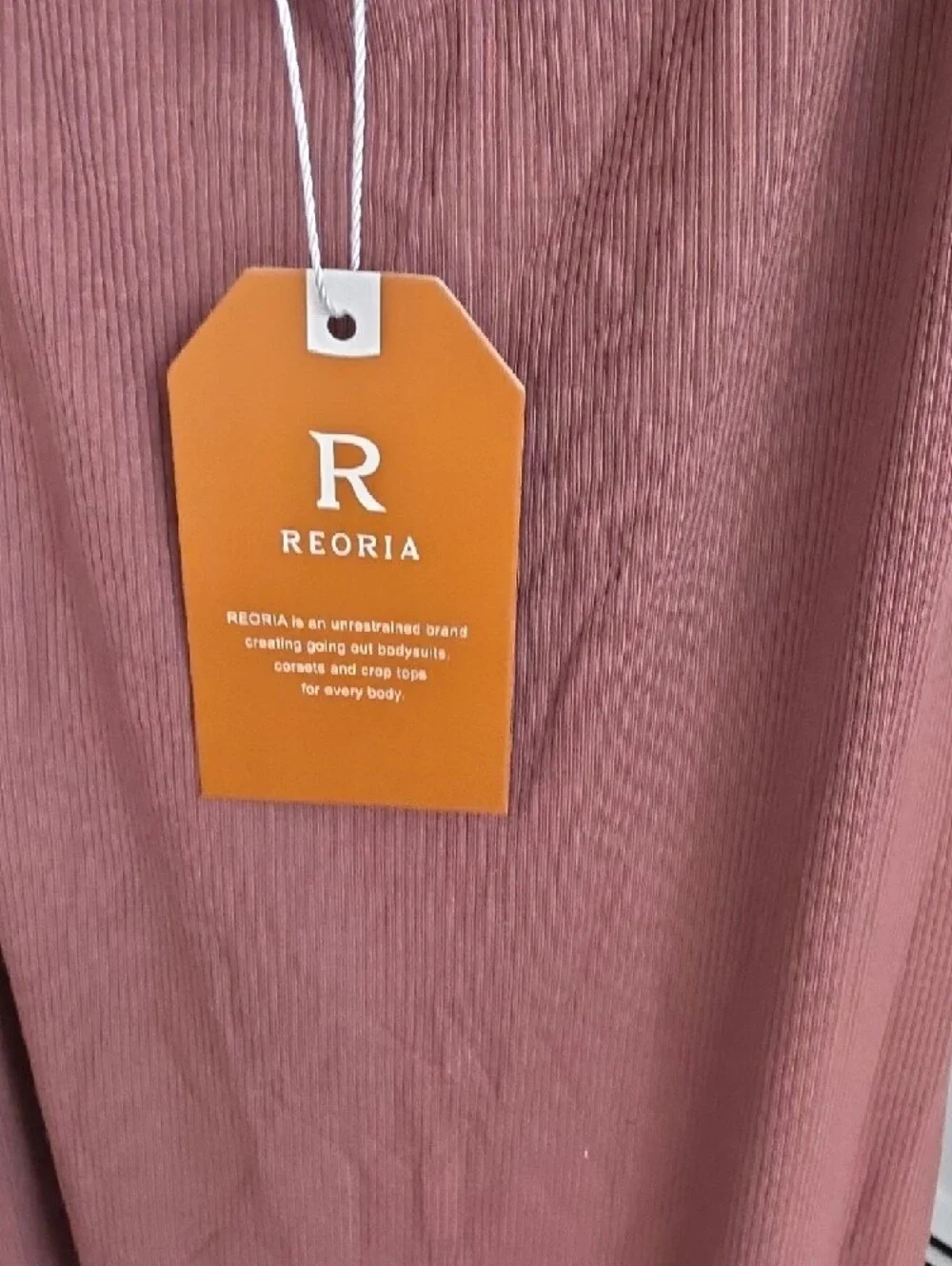 Mauve Ribbed Maxi Dress - Picture 2 of 5